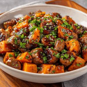 Read more about the article The Ultimate Guide to Sausage and Sweet Potatoes with Honey Garlic Sauce: A 30-Minute Weeknight Hero