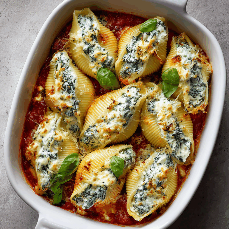 The Ultimate Spinach and Ricotta Stuffed Shells Recipe: A Journey into Comfort Food Perfection