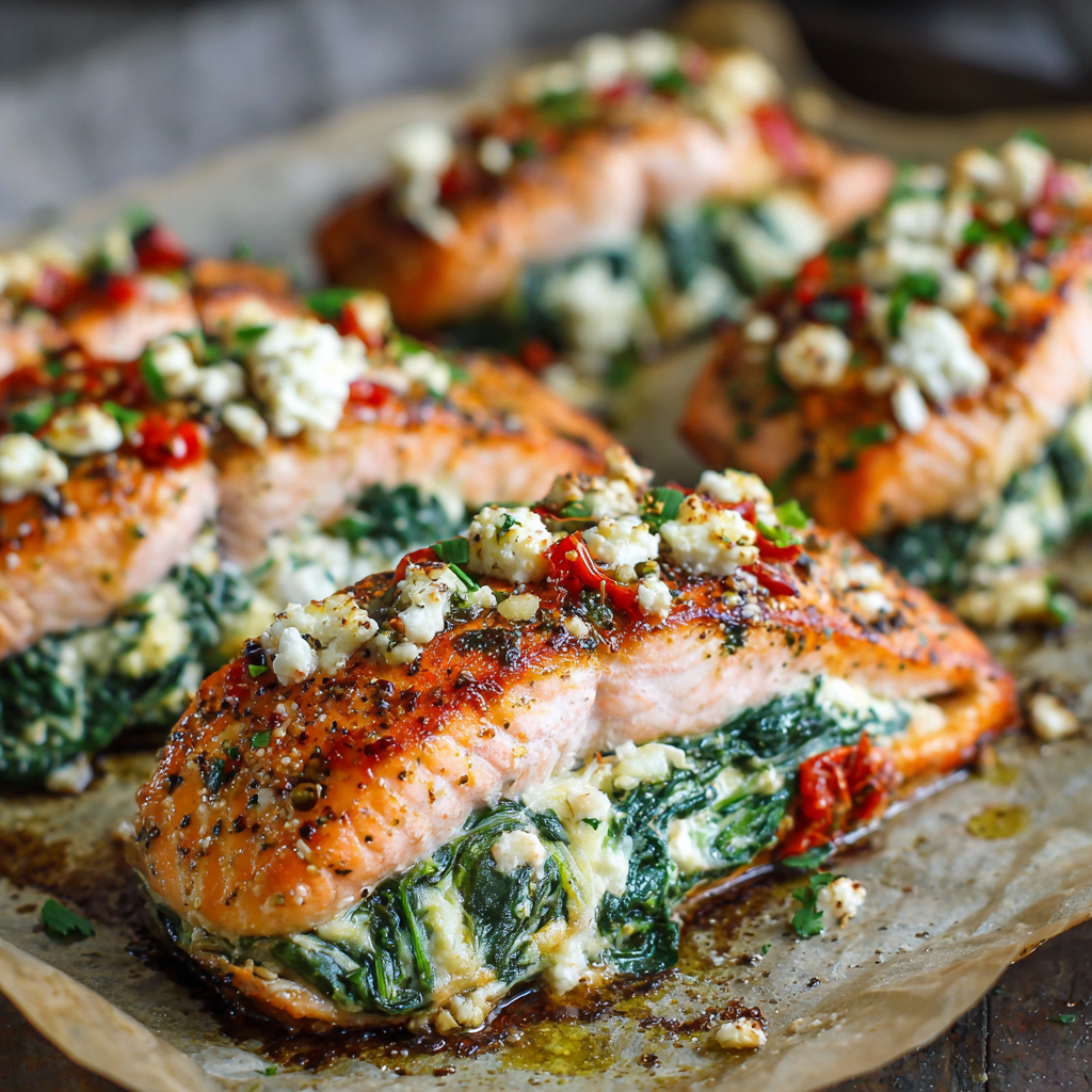 Stuffed Salmon With Spinach & Feta (30 Minutes!): Your New Go-To Impressive & Easy Dinner