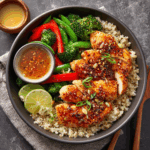 The Ultimate Hot Honey Chicken Bowl (Ready in 35 Min!)