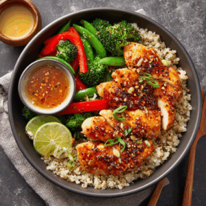 Read more about the article Your New Culinary Obsession: The Ultimate Hot Honey Chicken Bowl Recipe