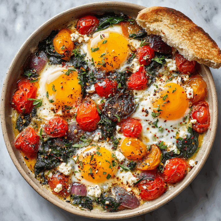 Baked Feta Eggs: The Easiest Impressive Brunch