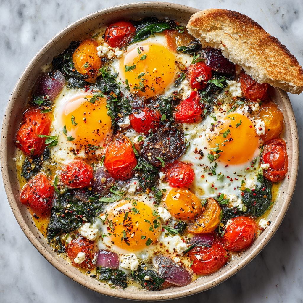 Baked Feta Eggs: The Easiest Impressive Brunch