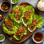 The Easiest Asian Style Ground Beef Lettuce Wraps