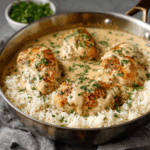 Creamy Smothered Chicken and Rice | 40-Minute Comfort Food