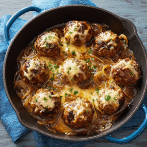 Read more about the article Cheesy French Onion Meatballs: The Ultimate Comfort Food Recipe
