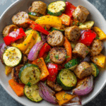Your New Weeknight Hero: 10 Minute Air Fryer Chicken Sausage and Veggies