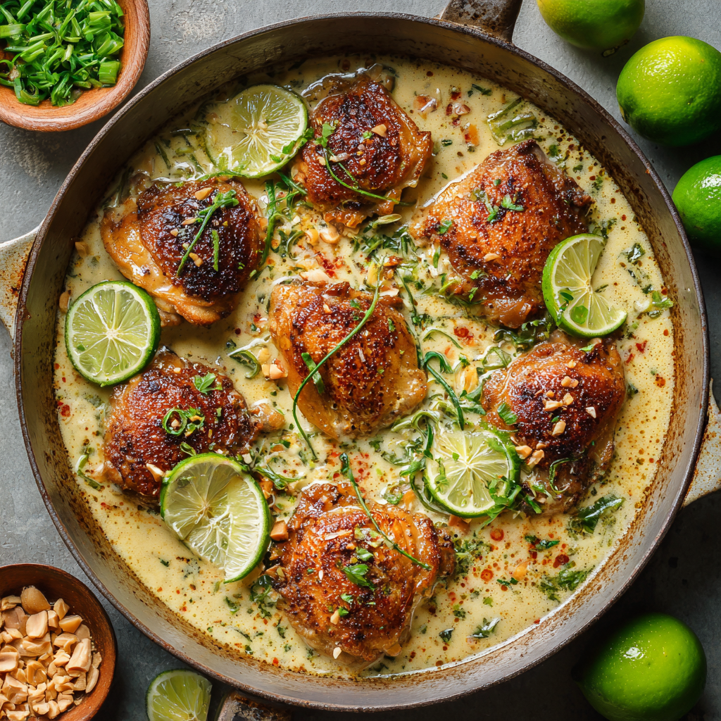 One Pan Coconut Lime Chicken (Ready in 30 Minutes!)