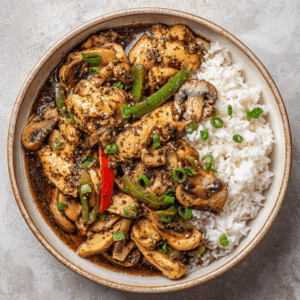 Read more about the article Unlock the Secrets of Black Pepper Chicken with Mushrooms: A 30-Minute Culinary Masterpiece
