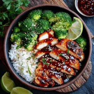 Read more about the article The Ultimate Sticky Chicken Bowls Recipe: Your New Favorite Weeknight Hero