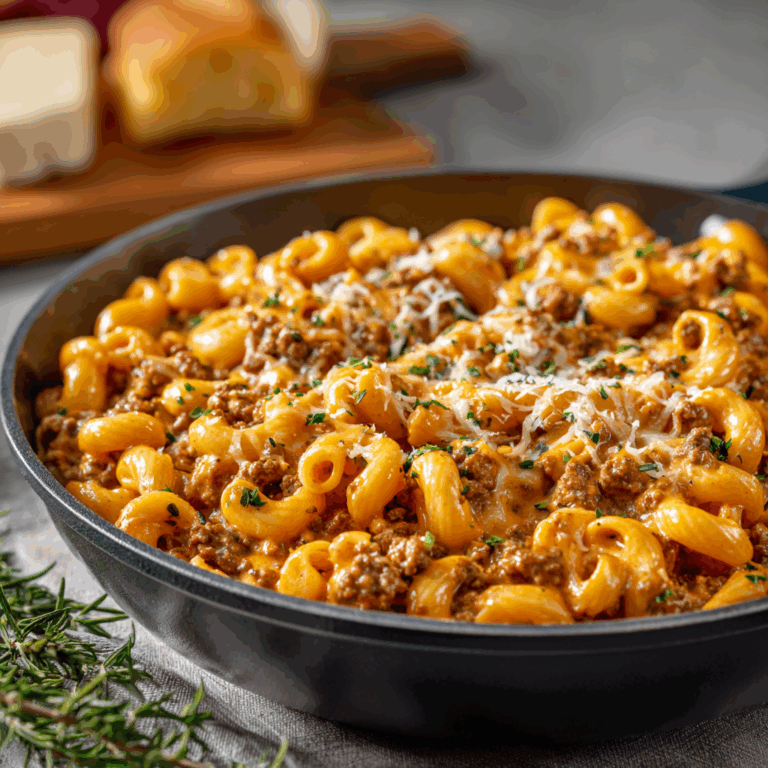 Homemade Hamburger Helper – One-Pot Comfort Classic