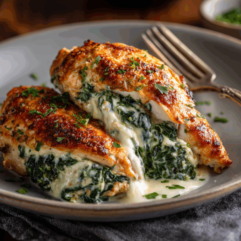 Spinach Stuffed Chicken Breasts | Easy & Elegant!