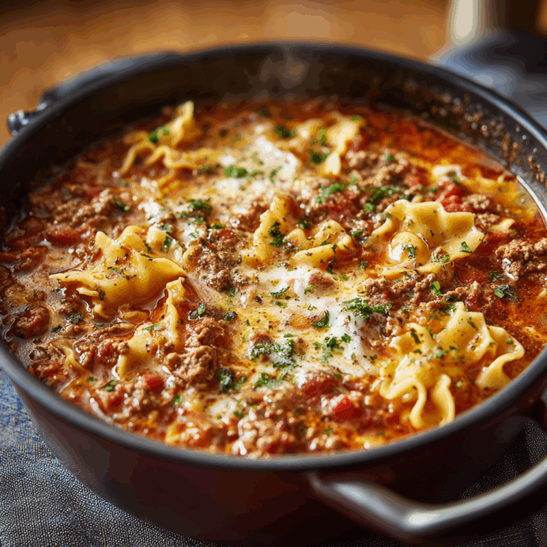 Your New Favorite Weeknight Meal: Mouthwatering One Pot Lasagna Soup