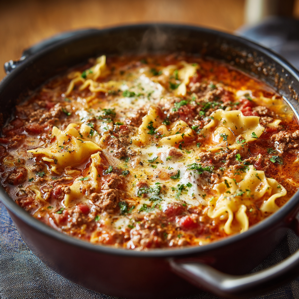 Your New Favorite Weeknight Meal: Mouthwatering One Pot Lasagna Soup