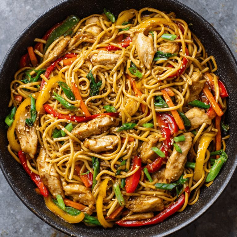 Better Than Takeout Chicken Lo Mein