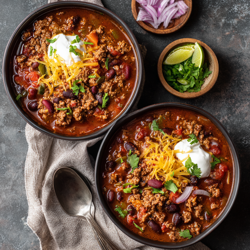 The BEST Slow Cooker Beef Chili You'll Ever Make