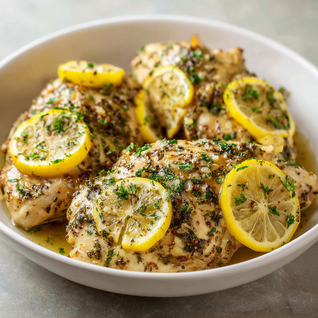 The Perfect Romantic Dinner: 2. Slow Cooker Lemon Garlic Chicken