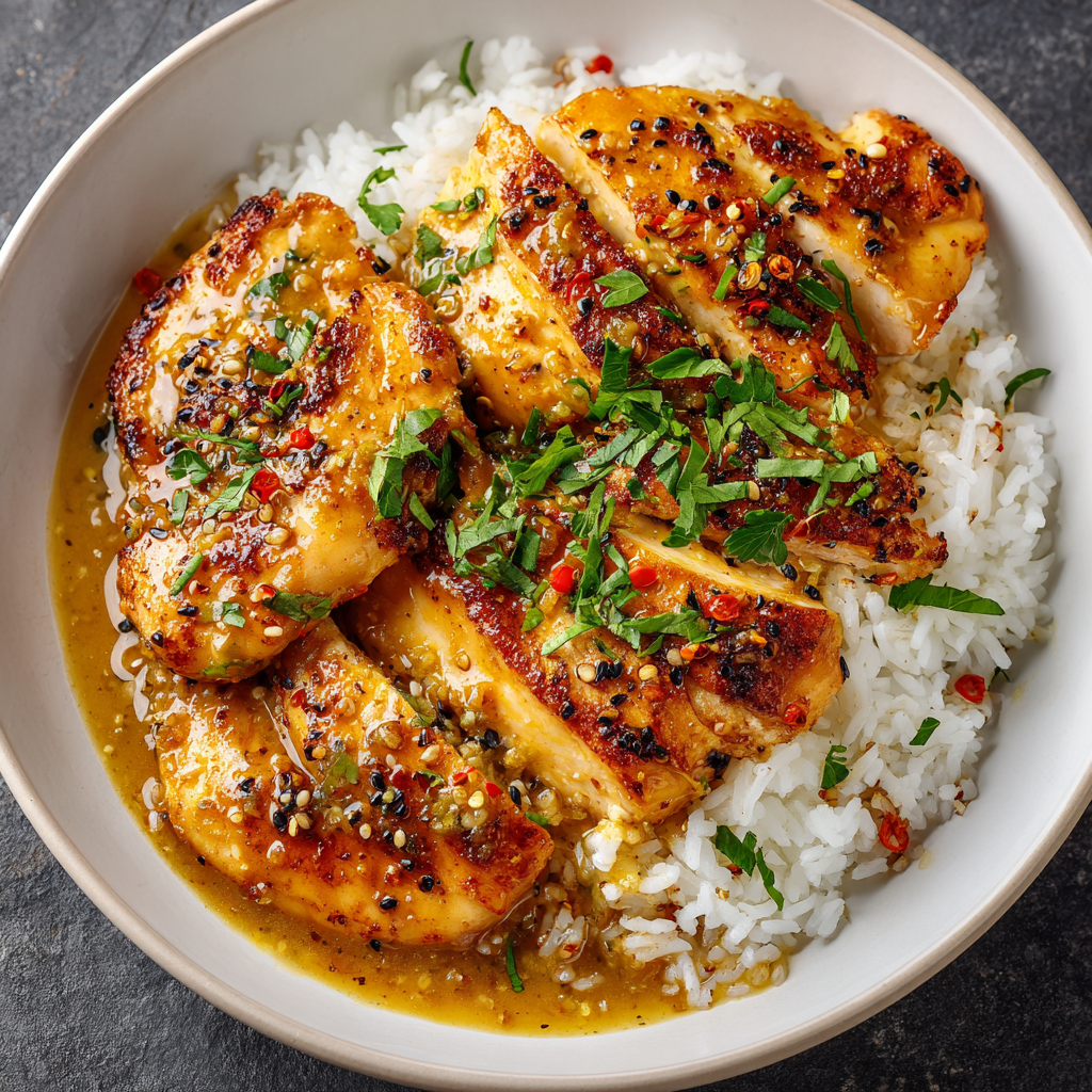 Honey Mustard Chicken with Rice: The Perfect Sweet-Savory Family Meal