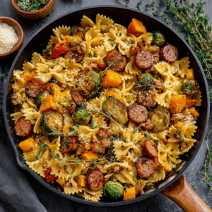Read more about the article Autumn Sausage Pasta Squash: Your New Amazing 25-Min Fall Favorite