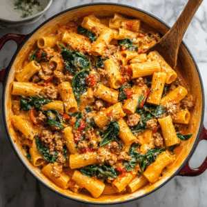 Read more about the article The Ultimate Creamy Sausage Rigatoni (One-Pan, 30-Minute Meal) Your Family Will Crave