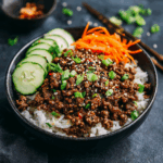 Quick & Easy Korean Ground Beef Bowl – Better Than Takeout!
