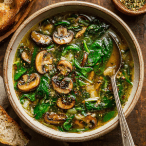 Read more about the article The Ultimate Mushroom and Spinach Soup Recipe: A Bowl of Comfort and Wellness