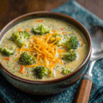 The Ultimate High Protein Broccoli Cheddar Soup: Secretly Healthy Comfort in a Bowl