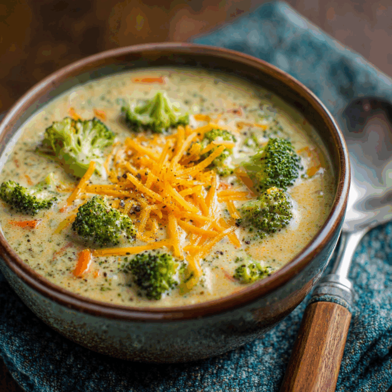 The Ultimate High Protein Broccoli Cheddar Soup: Secretly Healthy Comfort in a Bowl