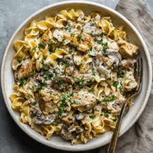 Read more about the article Unveiling the Ultimate Comfort Food: A Deep Dive into This Creamy Baked Chicken Stroganoff Recipe