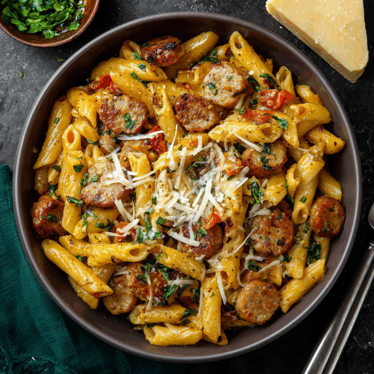The Ultimate One Pot Cheesy Sausage Pasta: Your New Weeknight Hero