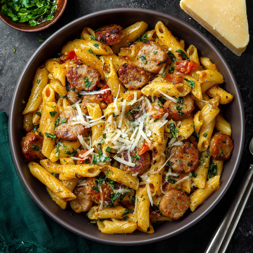 The Ultimate One Pot Cheesy Sausage Pasta: Your New Weeknight Hero
