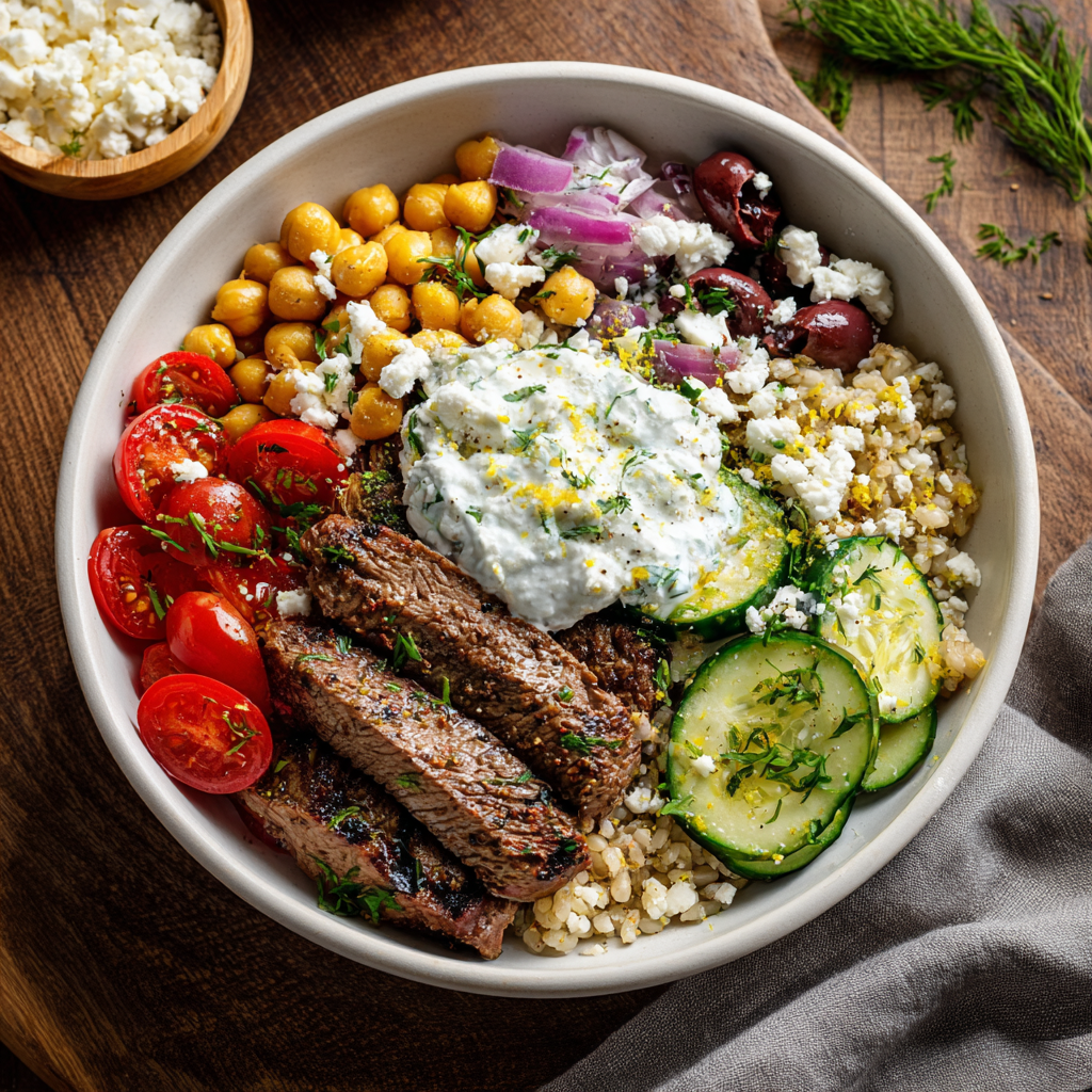 Mediterranean Steak Bowl Recipe: A Flavorful Journey to the Mediterranean