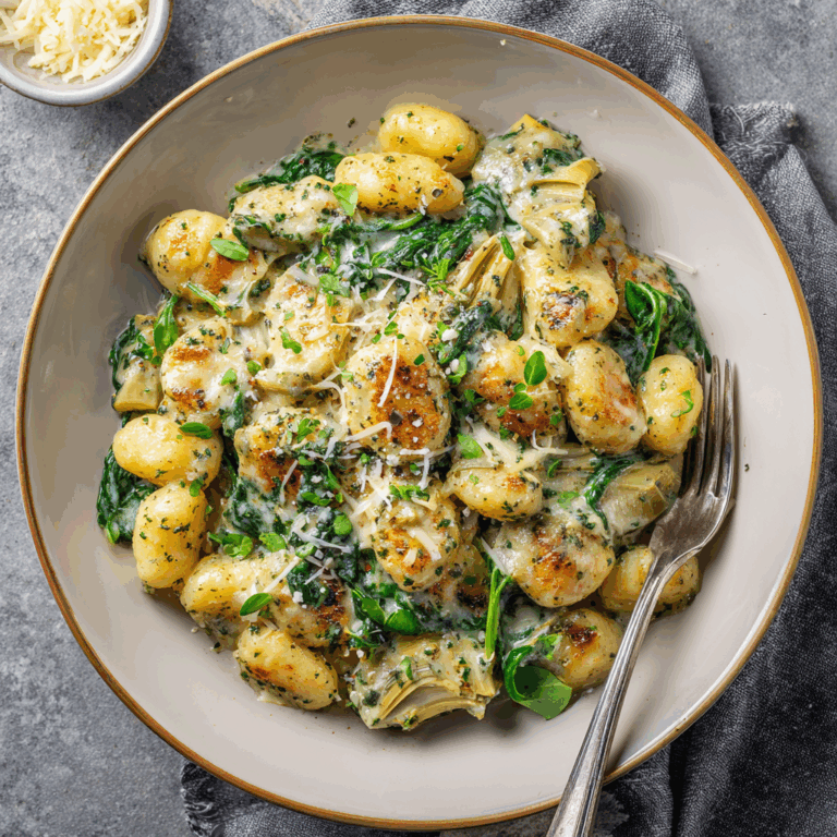 Creamy Pesto Gnocchi with Spinach and Artichokes: Your New Favorite 30-Minute Comfort Food