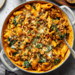 The Anatomy of the Ultimate Autumn Pasta Bake with Pumpkin Tomato Sauce