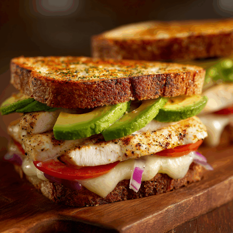 The Ultimate Comfort Food: Your Guide to the Perfect Chicken Avocado Melt Sandwich