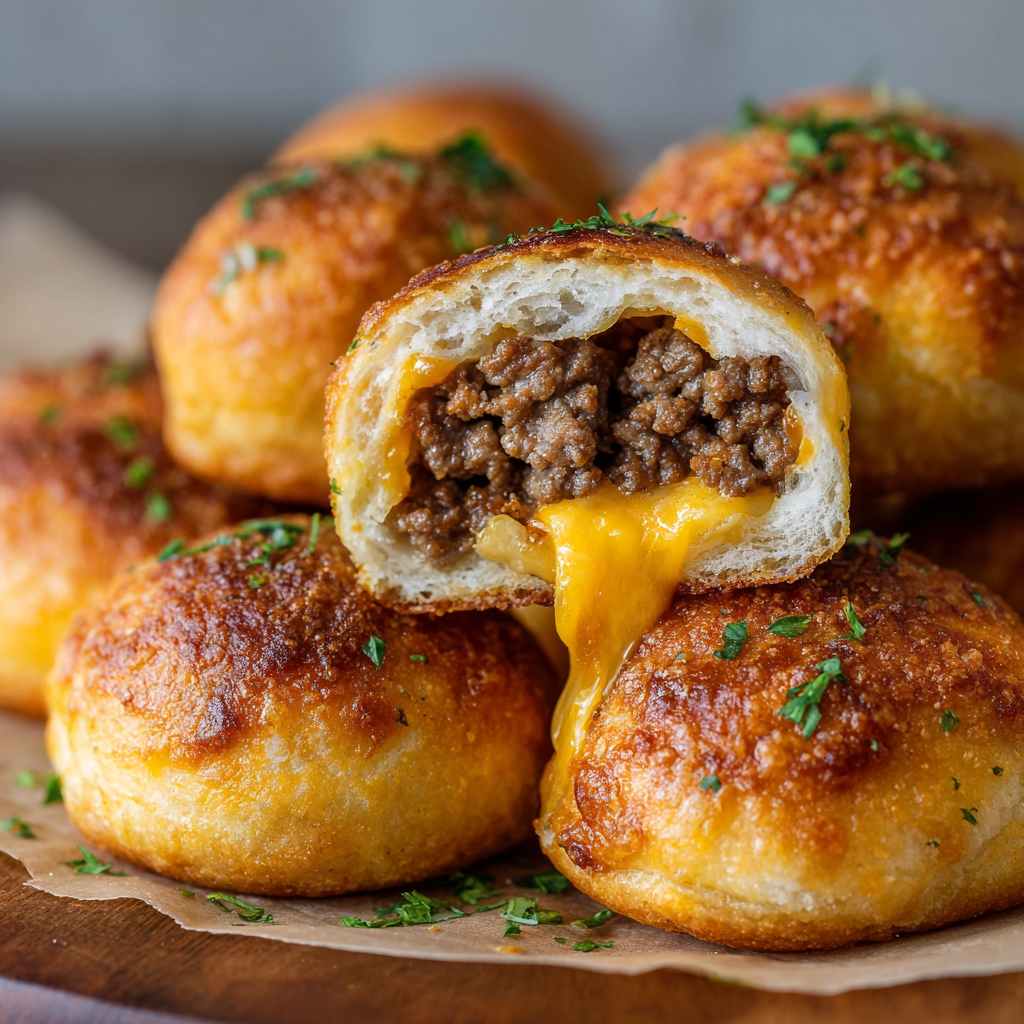 Unlock Flavor Heaven: Your Ultimate Garlic Parmesan Cheeseburger Bombs Recipe