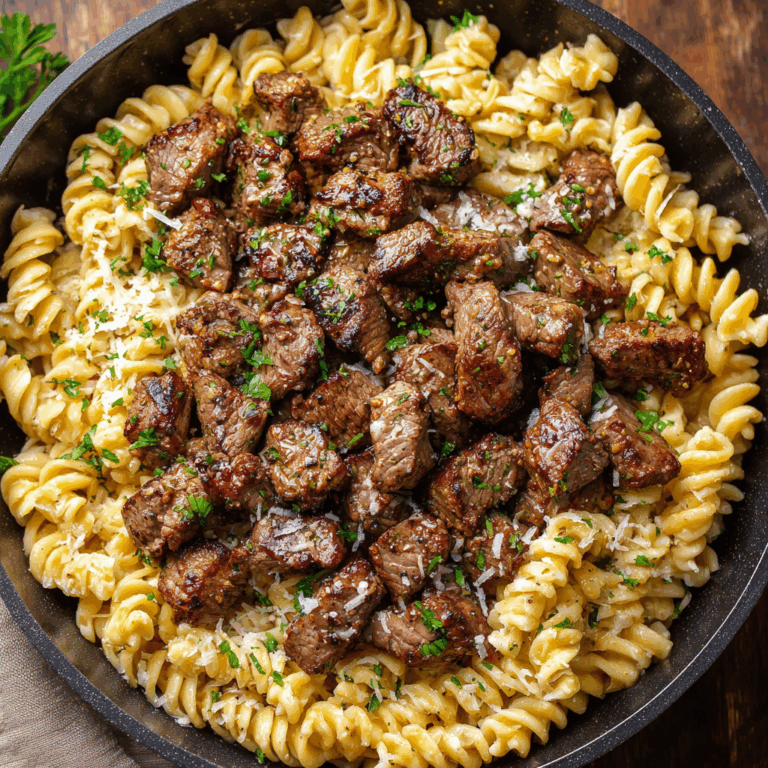 Garlic Butter Steak Bites with Creamy Parmesan Pasta: Your New Favorite 30-Minute Gourmet Meal