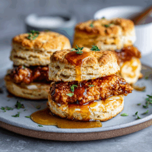 Read more about the article The Ultimate Comfort Food: A Deep Dive into Hot Honey Chicken Biscuits