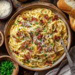 Classic Bacon Carbonara Pasta (Quick & Easy!)