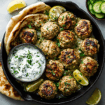 A Culinary Journey to the Mediterranean: Mastering Greek Turkey Meatballs with Tzatziki