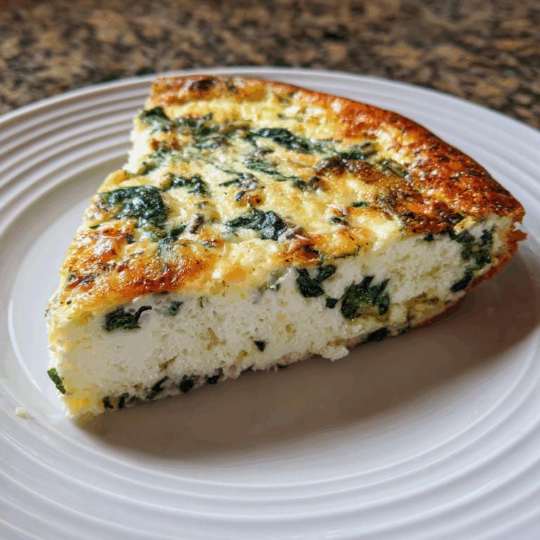 Unlock a Healthier Brunch: The Ultimate Cottage Cheese and Spinach Crustless Quiche