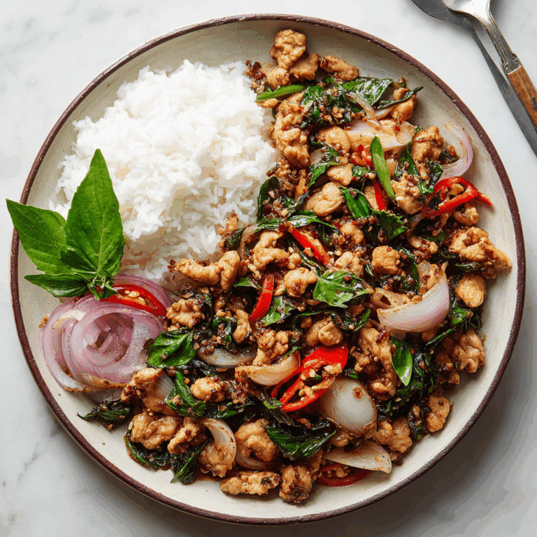 Unlock the Secrets of Thai Basil Chicken: A 30-Minute Journey to Bangkok Street Food Heaven