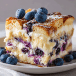 Unveiling the Ultimate Comfort Dessert: Creamy Blueberry Layered Bread Pudding