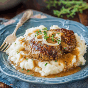 Read more about the article A Journey to Comfort: Discovering the Heartwarming Amish Hamburger Steak Bake