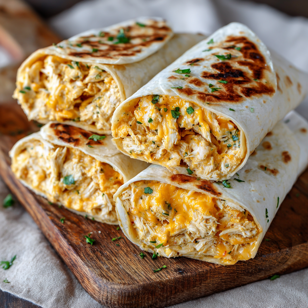 Unwrap Joy: Your Ultimate Guide to Irresistible Cheesy Garlic Chicken Wraps