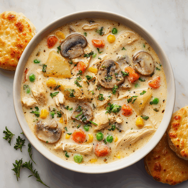 Cozy Up with the Ultimate Chicken Pot Pie Soup Recipe