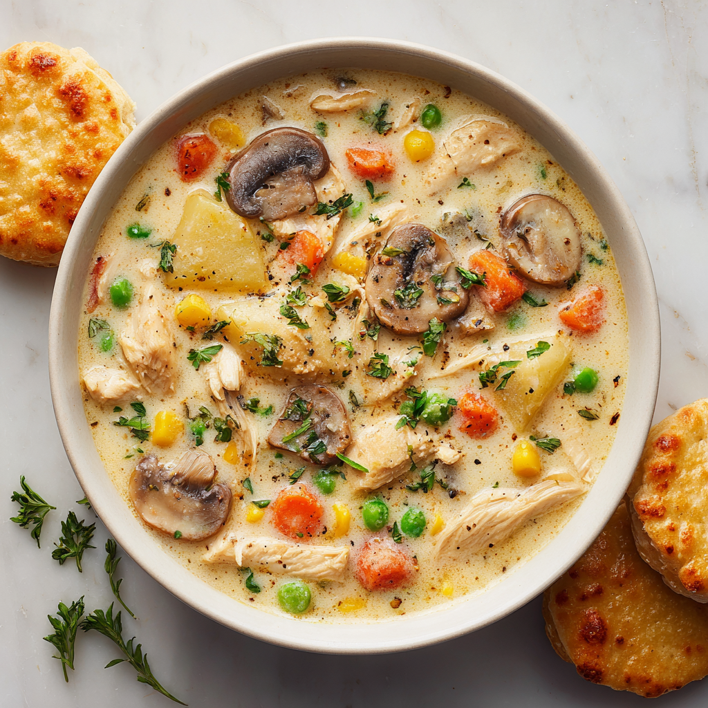 Cozy Up with the Ultimate Chicken Pot Pie Soup Recipe