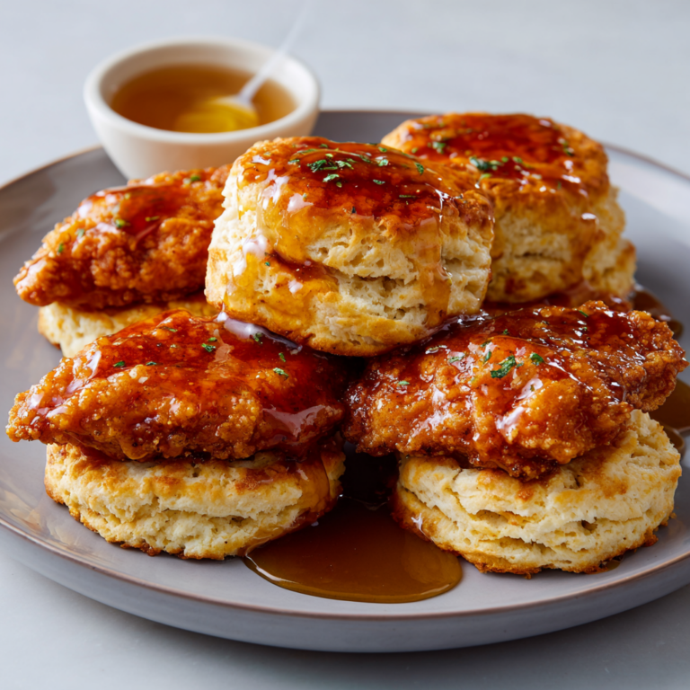 Hot Honey Chicken Biscuits: Crispy, Sweet-Spicy Southern Comfort at Its Best
