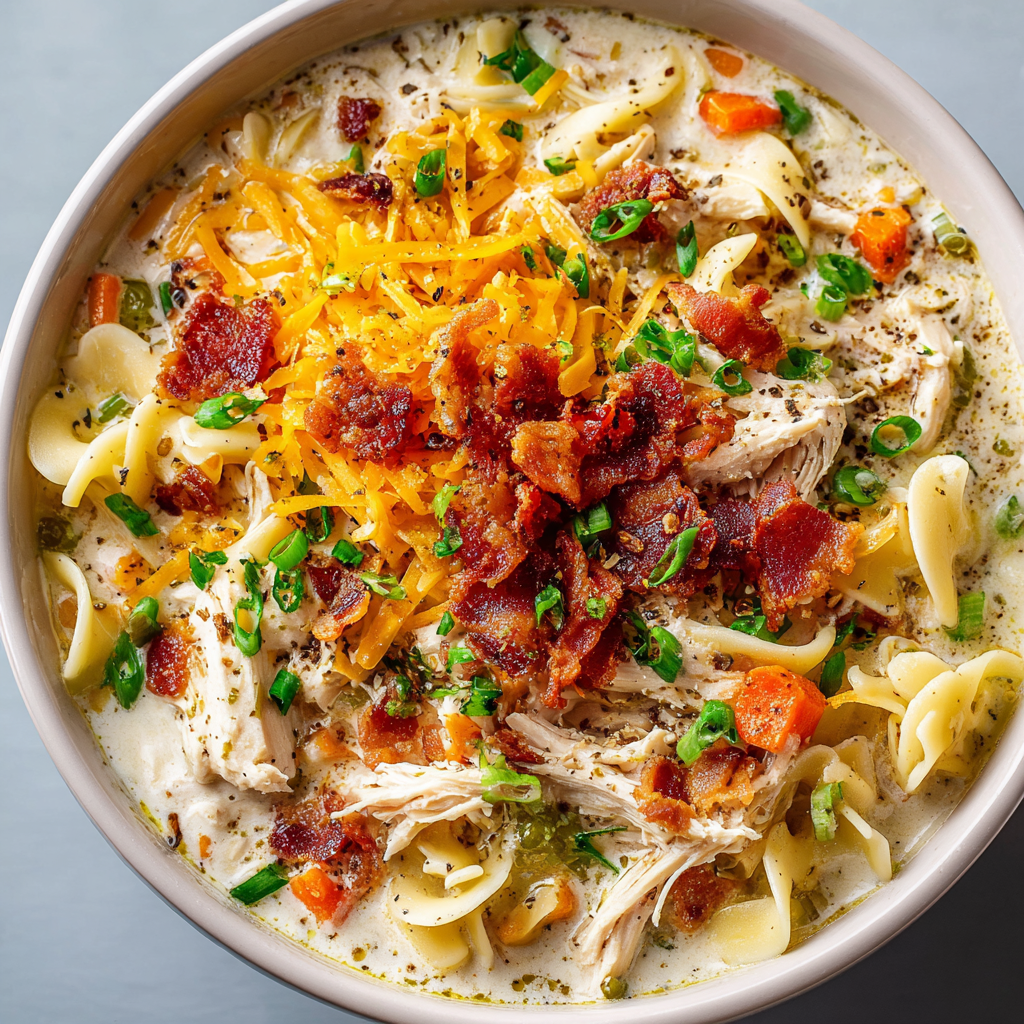 Crack Chicken Noodle Soup