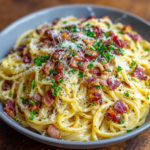 Classic Bacon Carbonara Pasta (Quick & Easy)
